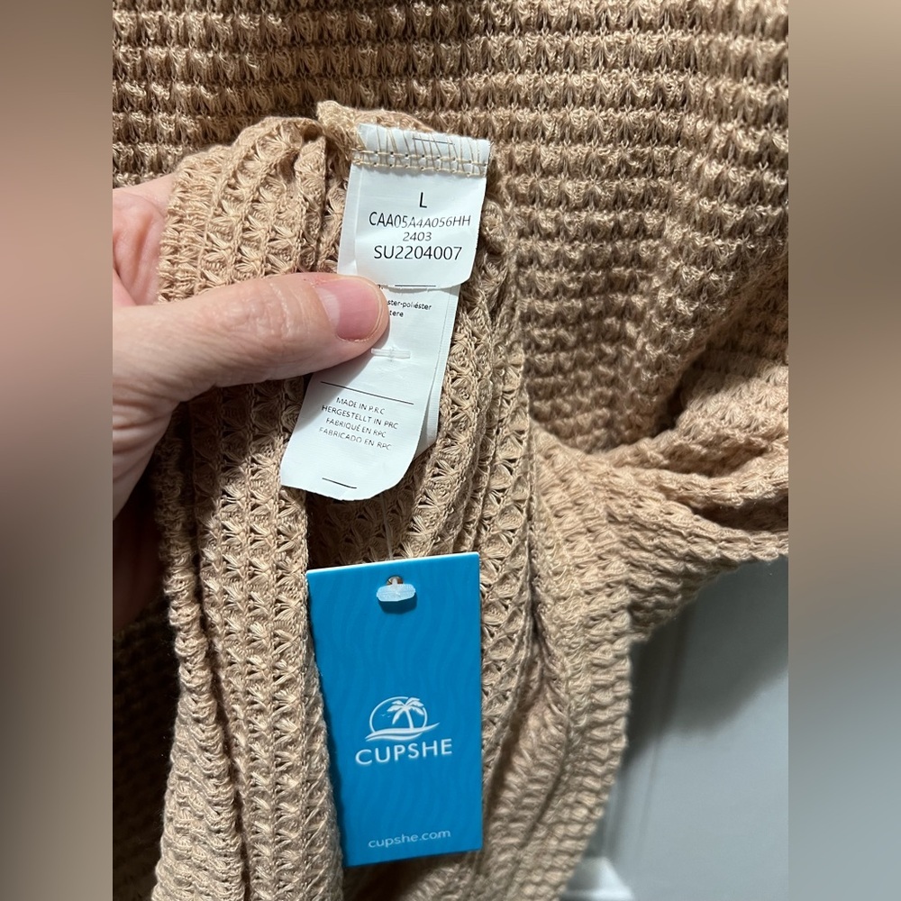 Cupshe Bodycon Midi Dress Womens Large NWT - Picture 4 of 6